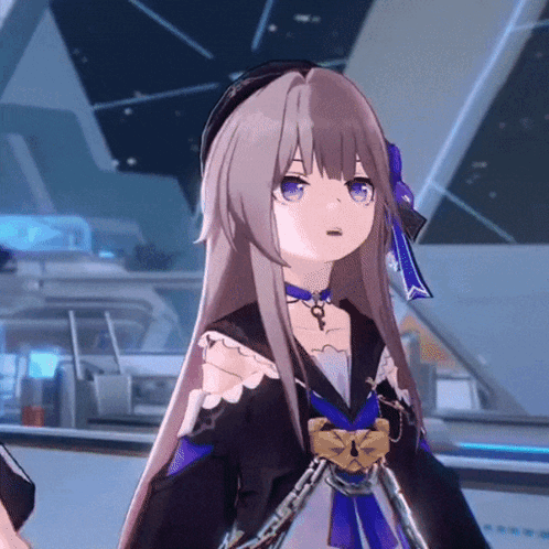 Kuru Kuru Herta Anime Walk Out GIF