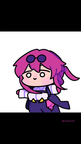 Kuru Kuru Honkai Star Rail Cute Spinning GIF