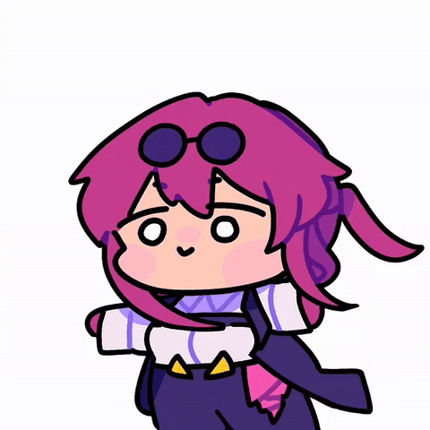 Kuru Kuru Pink Hair GIF