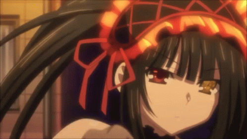 Kurumi Tokisaki Pointing At Someone GIF