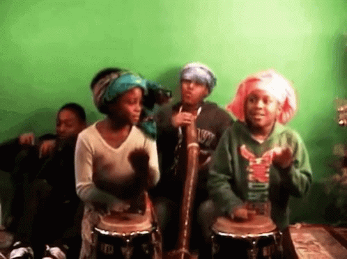 Kwanzaa Hand Drum GIF
