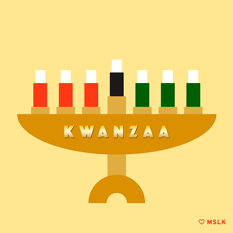 Kwanzaa Seven Lipsticks GIF