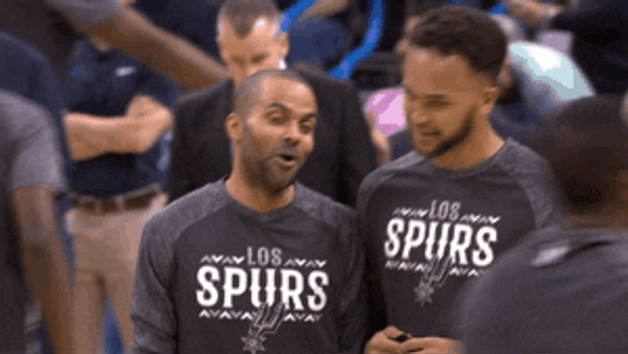 Kyle Anderson Tony Parker Talking GIF