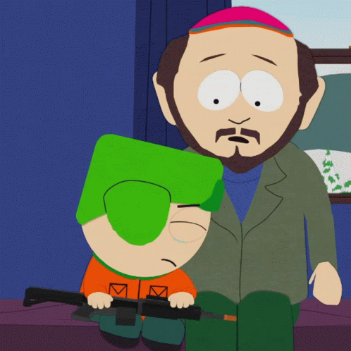 Kyle Broflovski And Gerald Broflovski GIF