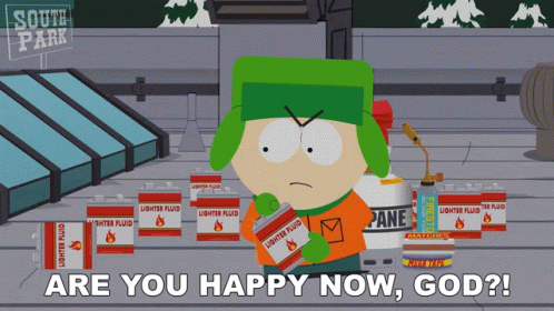 Kyle Broflovski Are You Happy Now God GIF