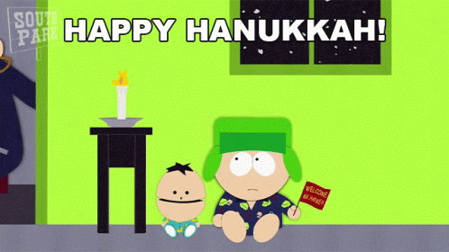 Kyle Broflovski Happy Hanukkah GIF
