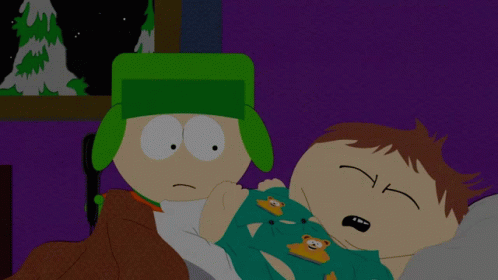 Kyle Broflovski Wake Up Eric Cartman GIF