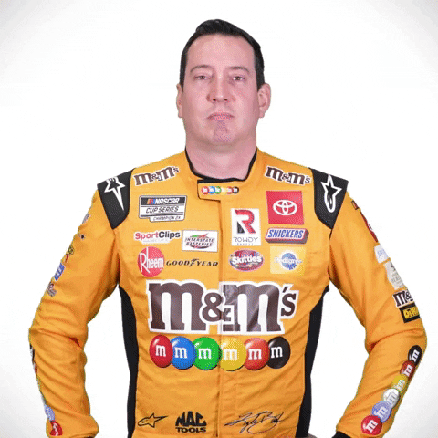 Kyle Busch Crossing His Arms GIF