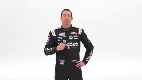 Kyle Busch Mic Drop GIF