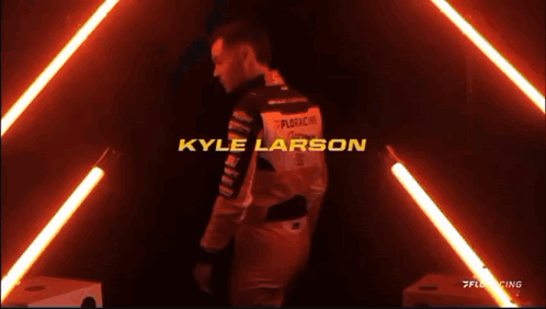 Kyle Larson Black and White Jacket
