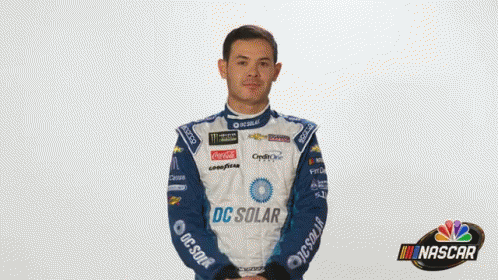 Kyle Larson Disagree GIF