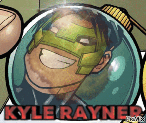 Kyle Rayner With Green Mask