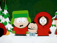 Kyle South Park Kicks Baby GIF