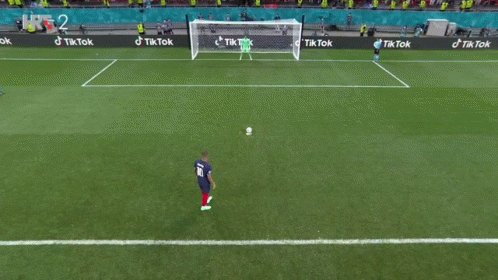 Kylian Mbappé Penalty Kicks GIF