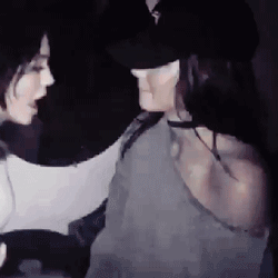 Kylie And Kendall Jenner Hand Shake GIF