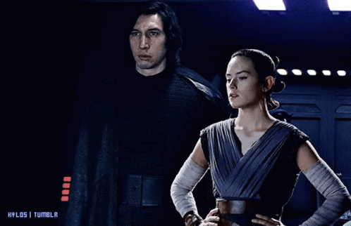 Kylo Ren Rey Skywalker Star Wars Standby GIF