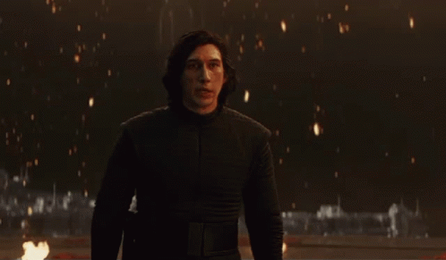 Kylo Ren Star Wars Fire GIF