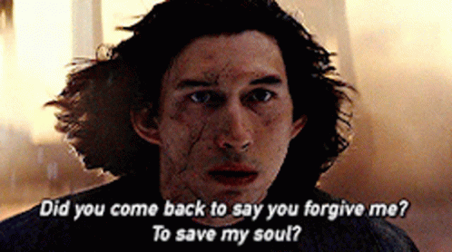 Kylo Ren Star Wars Forgive Me GIF