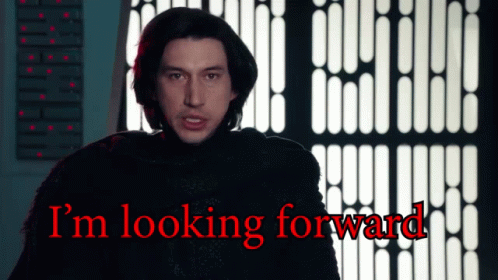 Kylo Ren Star Wars I'm Looking Forward GIF