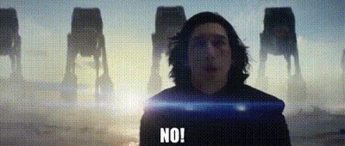 Kylo Ren Star Wars No GIF