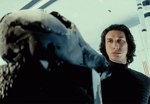 Kylo Ren Star Wars Slow Motion Stare GIF