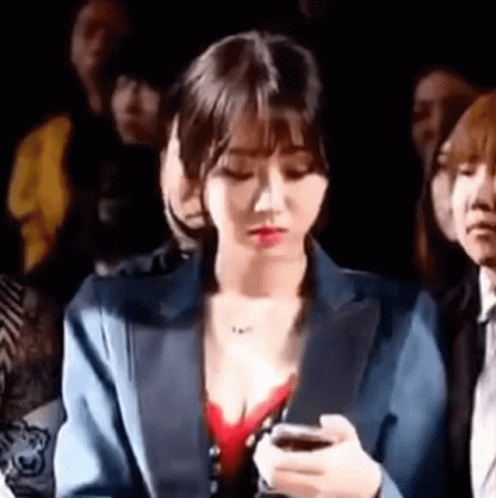 Kyungri Gyeongree Looks Unamused GIF