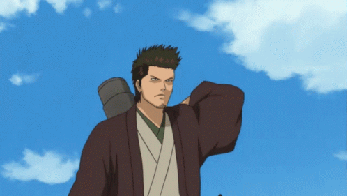 Kyuubei Yagyuu And Isao Kondou Gintama GIF