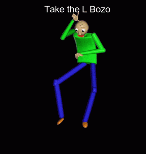 Take The L Baldi Dance GIF