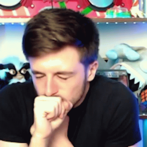 Coughing Hand Gesture Letter L GIF