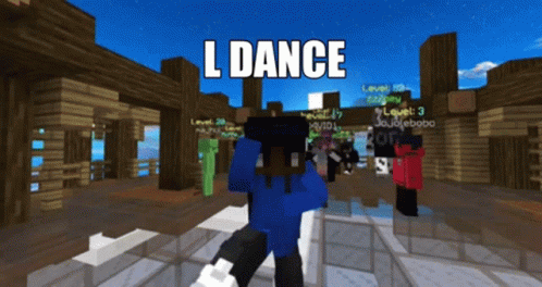 L Dance Roblox Game GIF