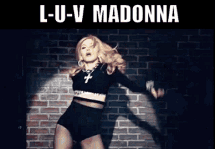 L-u-v Madonna Nicki Minaj GIF