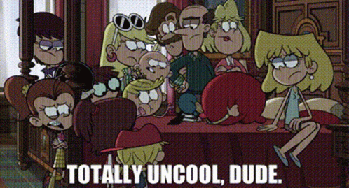 L7 Weenie The Loud House Family GIF