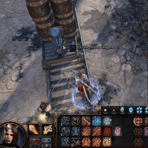 La cible est trop eloignee Video Game Screenshot