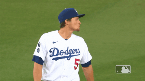 La Dodgers Happy Corey Seager Standby GIF