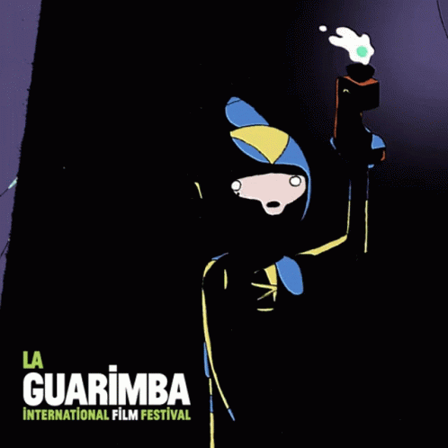 La Guarimba Film Festival Cartoon Holding Torch GIF