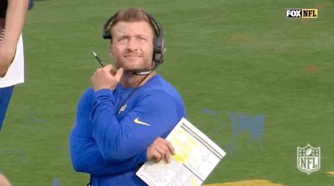 La Rams Sean Mcvay Coach Being Serious GIF