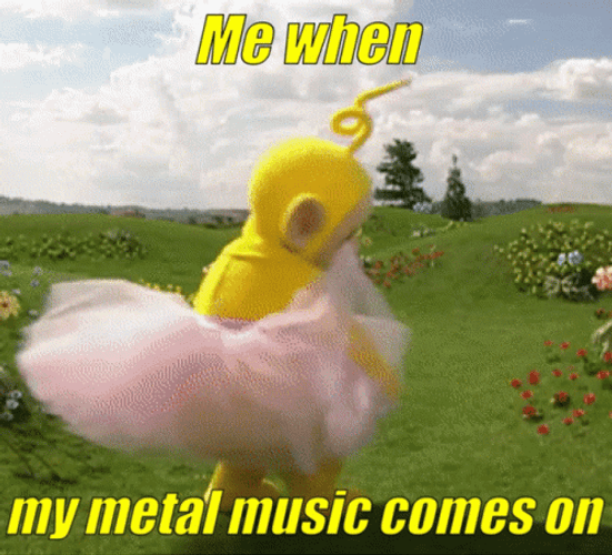 LaaLaa Gettting Crazy In Mosh Pit Meme GIF