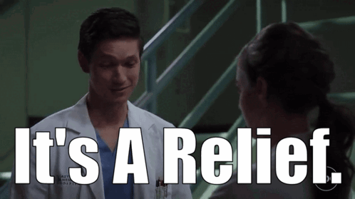 Lab Coat Man Tells Woman It's a Relief