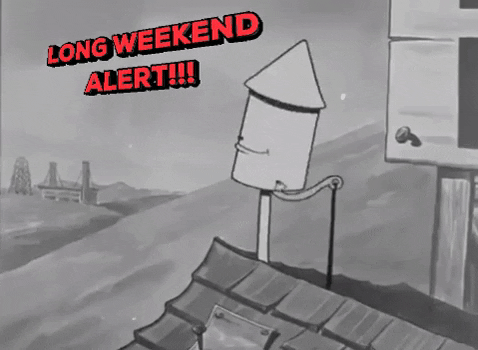 Labor Day Long Weekend Alert GIF