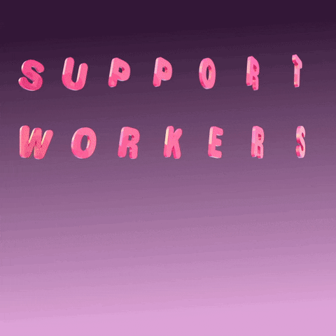 Labor Day Support Workers GIF