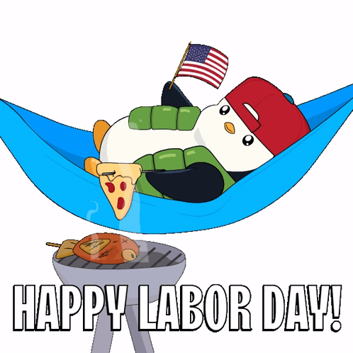 Labor Day Weekend Penguin GIF