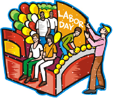 Labor Day Workers Parade Sparkles GIF