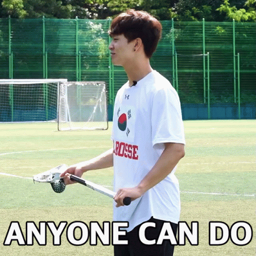 Lacrosse Anyone Can Do GIF