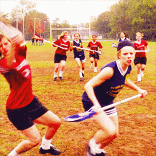 Lacrosse Runner Girl GIF