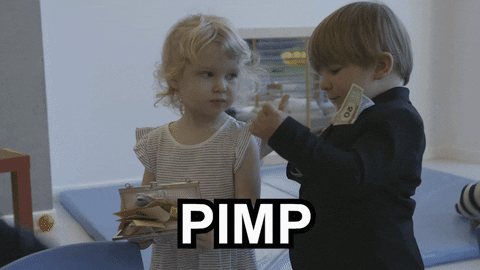 Ladies Man Kid Got Cheek Kiss GIF