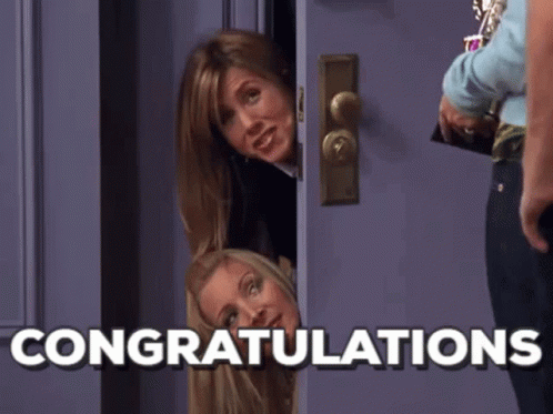 Ladies Peeking At Door Well Done Congratulations GIF