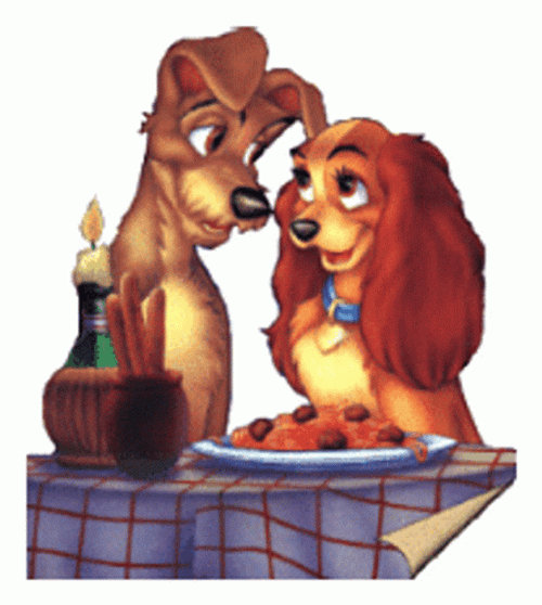 Lady And The Tramp 446 X 498 Gif GIF