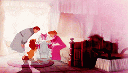 Lady And The Tramp Family GIF