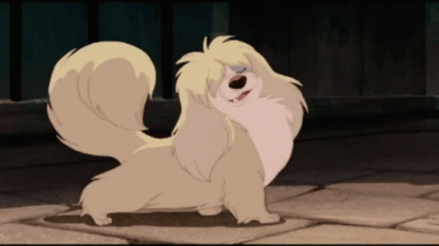 Lady And The Tramp Peg Walks GIF