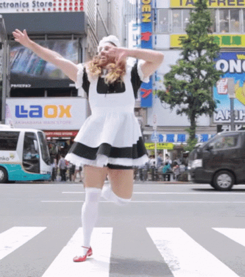 Lady Boy On Japan GIF